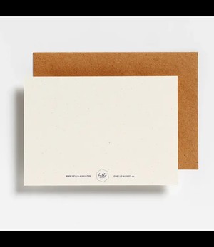 Hello August •• Postkaart | Hoera! Een kleinkind from De Groene Knoop