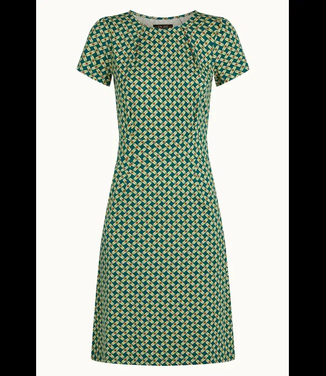 KING LOUIE •• Mona Dress Scala | Kayaking Green from De Groene Knoop