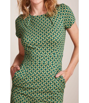 KING LOUIE •• Mona Dress Scala | Kayaking Green from De Groene Knoop