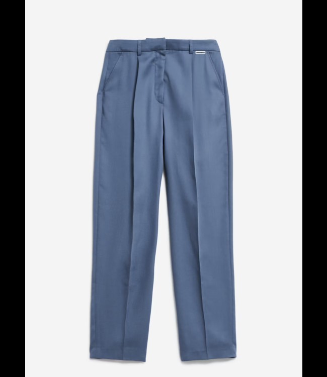 ARMEDANGELS ••Broek  SANDRINAA TAPERED | Iron blue from De Groene Knoop