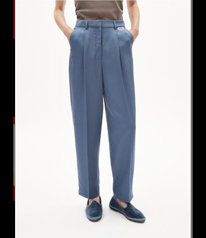 ARMEDANGELS ••Broek  SANDRINAA TAPERED | Iron blue from De Groene Knoop