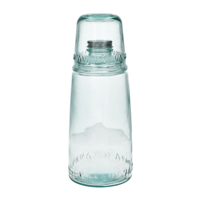 Fles met glas, recycled glas from Dille & Kamille