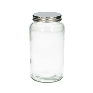 Voorraadpot, glas en metaal, 780 ml from Dille & Kamille