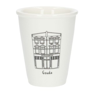 Gevel mok, Gouda, porselein, 200 ml from Dille & Kamille