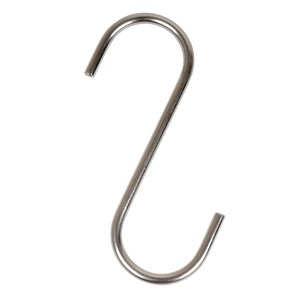 S-haak, roestvrij staal, 140 x 5 mm from Dille & Kamille