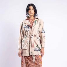 Abigail Printed Jacket via Doodlage