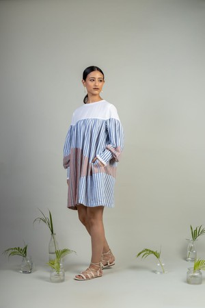 Tyana Panelled Dress from Doodlage