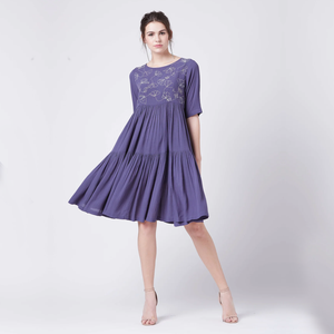 Ceballos Purple Dress from Doodlage