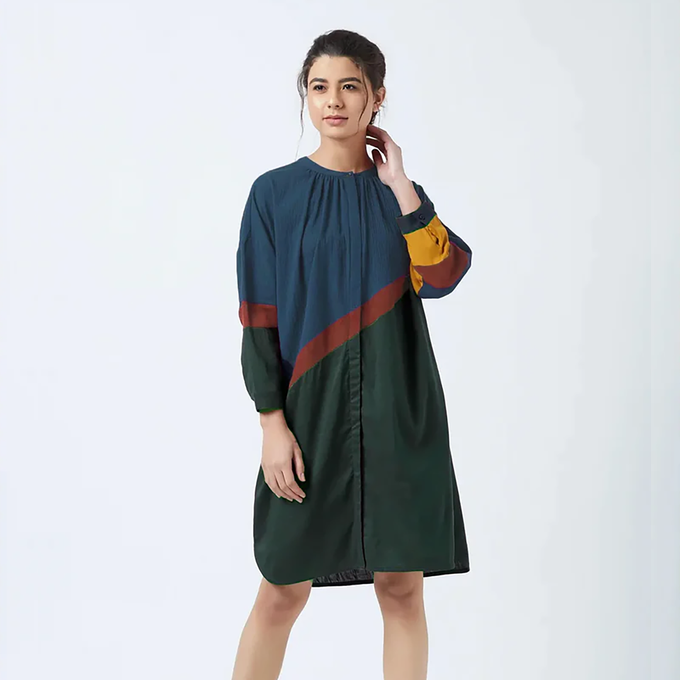 Yuko Panelled Tunic from Doodlage