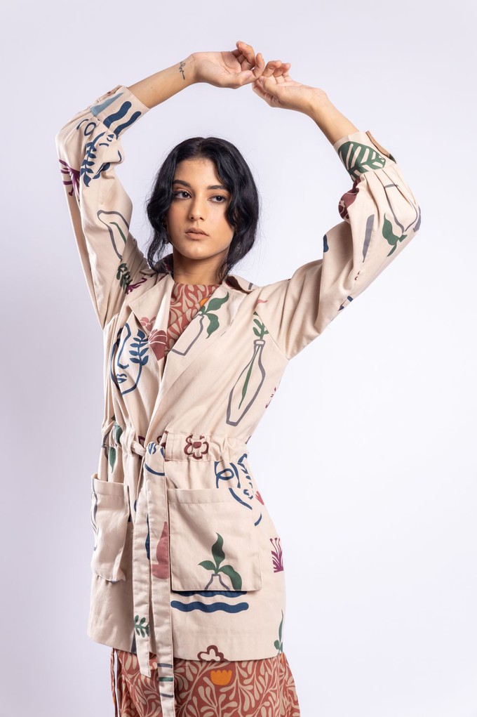 Abigail Printed Jacket from Doodlage