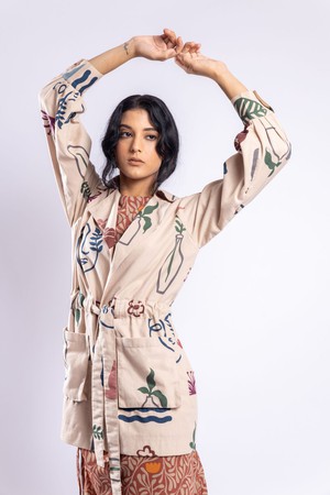 Abigail Printed Jacket from Doodlage