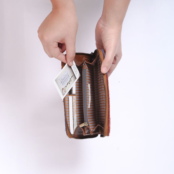 Synchrony' Zip Wallet from Doodlage