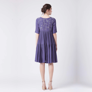 Ceballos Purple Dress from Doodlage