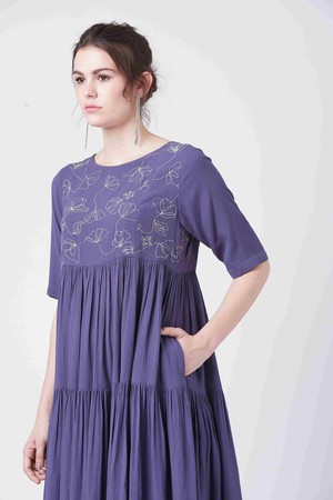 Ceballos Purple Dress from Doodlage