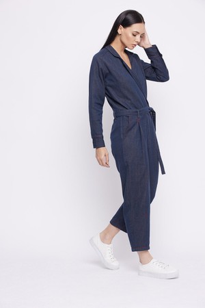 UPCYCLED DENIM JUMPSUIT from Doodlage