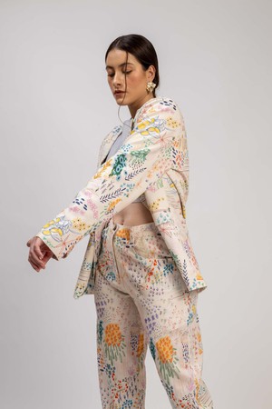 Liza Printed Blazer from Doodlage