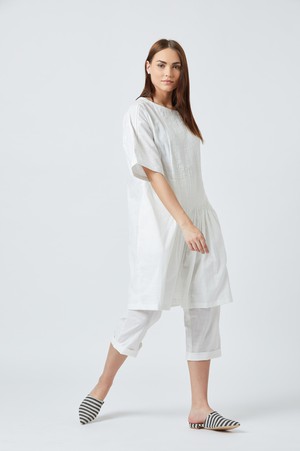 Jean White Tunic from Doodlage