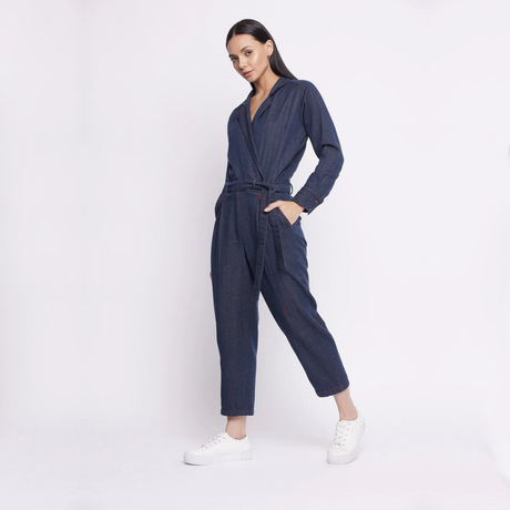 UPCYCLED DENIM JUMPSUIT from Doodlage