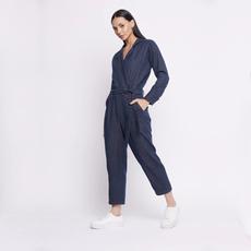 UPCYCLED DENIM JUMPSUIT via Doodlage