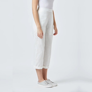 Tapered White Pants from Doodlage
