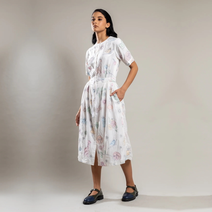 Cloudwalker Trench Dress from Doodlage