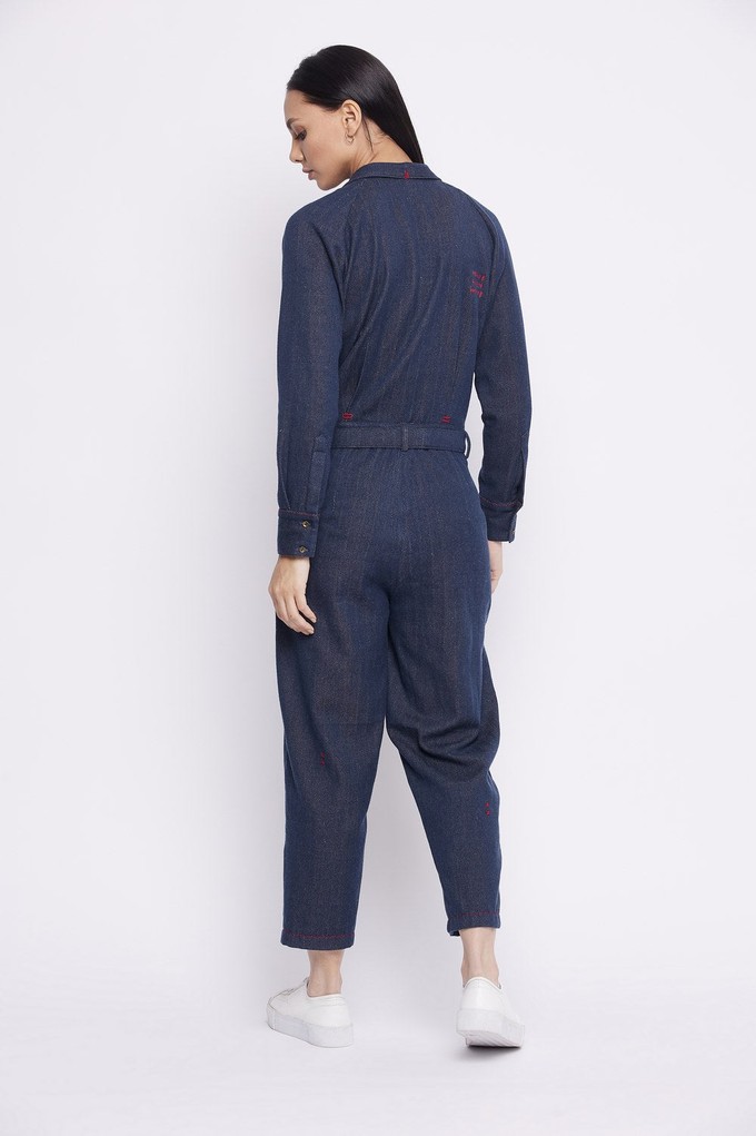 UPCYCLED DENIM JUMPSUIT from Doodlage