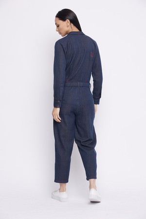 UPCYCLED DENIM JUMPSUIT from Doodlage
