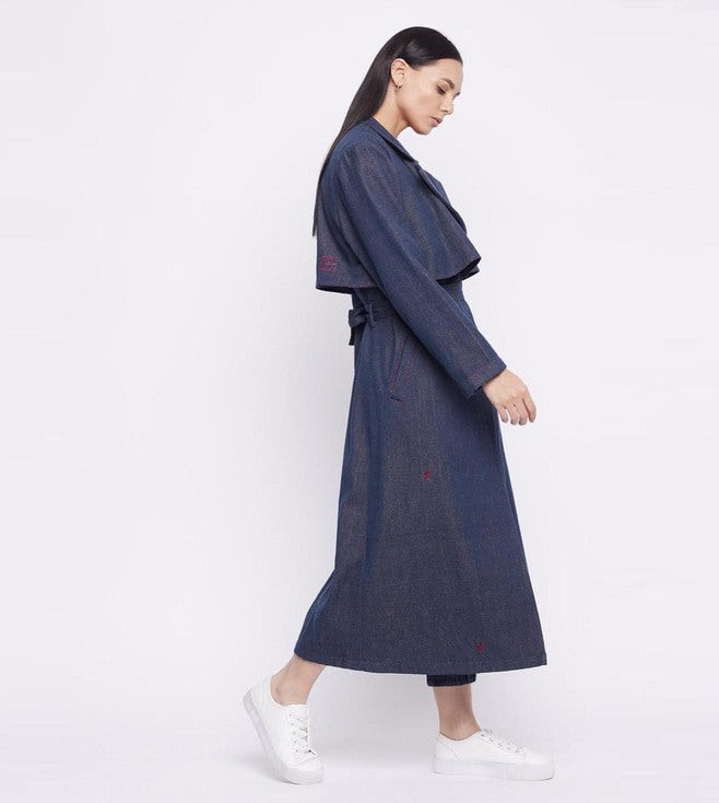 UPCYCLED DENIM TRENCH from Doodlage