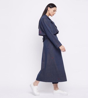 UPCYCLED DENIM TRENCH from Doodlage