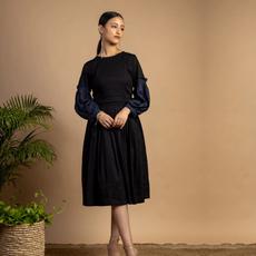 Sophia Black Dress via Doodlage
