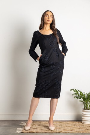 MELINE EMBEROIDERED DRESS from Doodlage