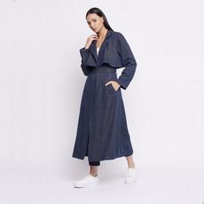 UPCYCLED DENIM TRENCH via Doodlage