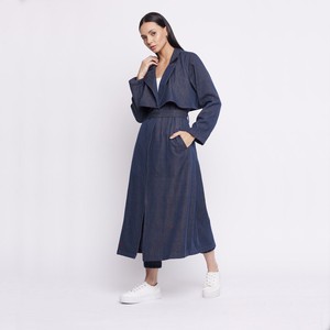 UPCYCLED DENIM TRENCH from Doodlage