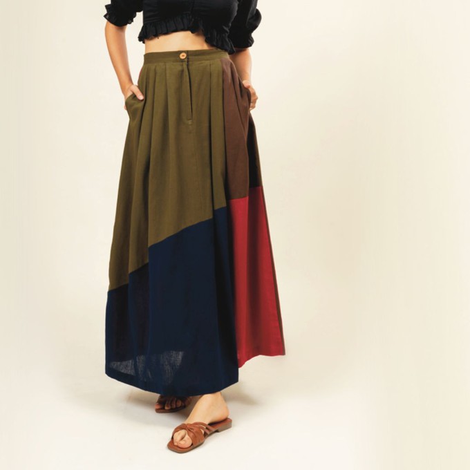 Irene Panelled Skirt from Doodlage