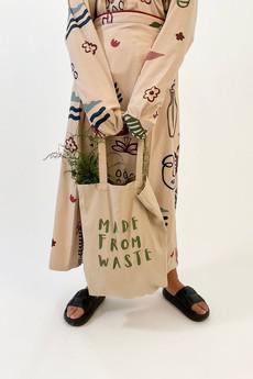 Made from Waste' Tote Bag via Doodlage