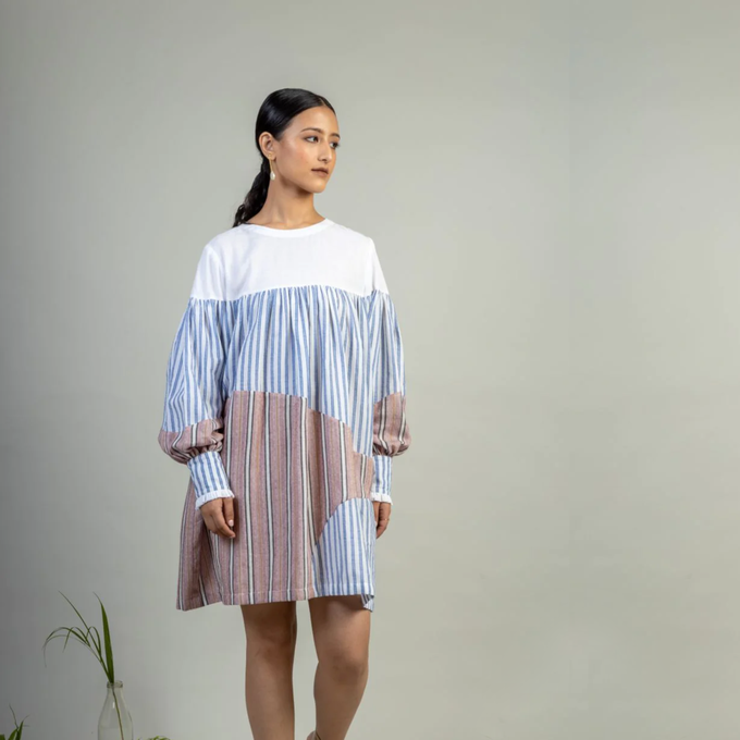 Tyana Panelled Dress from Doodlage