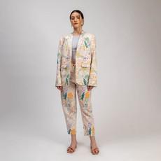 Liza Printed Blazer via Doodlage