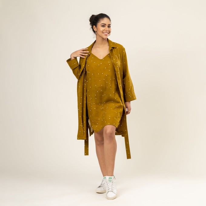 Bandhini Jacket Set from Doodlage
