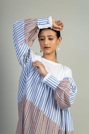 Tyana Panelled Dress from Doodlage
