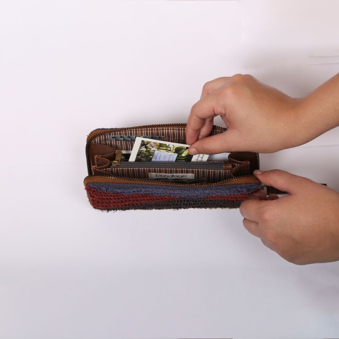 Symmetry' Zip Wallet from Doodlage