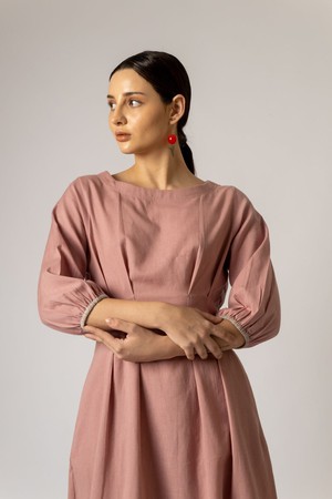 Celia Pink Dress from Doodlage