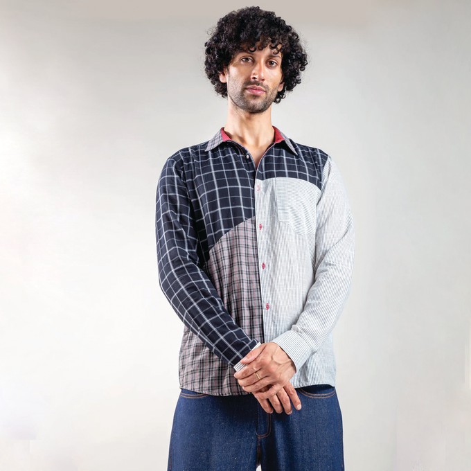 CHARLES PANELLED SHIRT from Doodlage