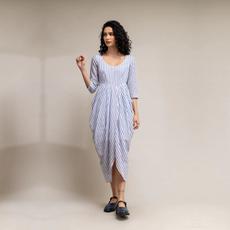 Striped Diane Dress via Doodlage