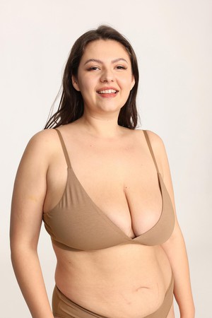 Organic Cotton Soft Triangle Bralette from Ecoer Fashion
