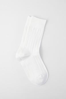 (2 Pairs) Men's Classic Rib Calf Pima Cotton Socks via Ecoer Fashion