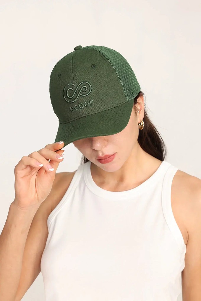 Mesh Back Trucker Hat Unisex from Ecoer Fashion