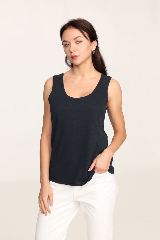 Hemp Scoop Neck Tank from Ecoer Fashion