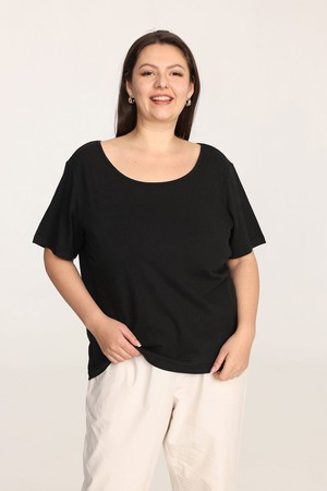 Hemp Scoop Neck T-shirt from Ecoer Fashion