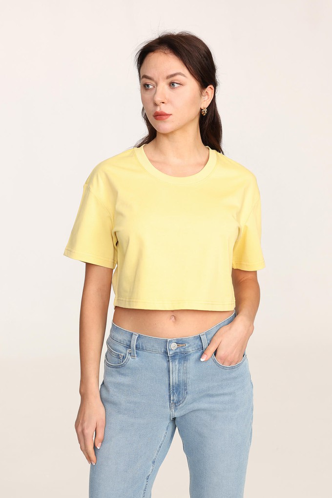 Organic Cotton Cropped T-Shirt from Ecoer Fashion