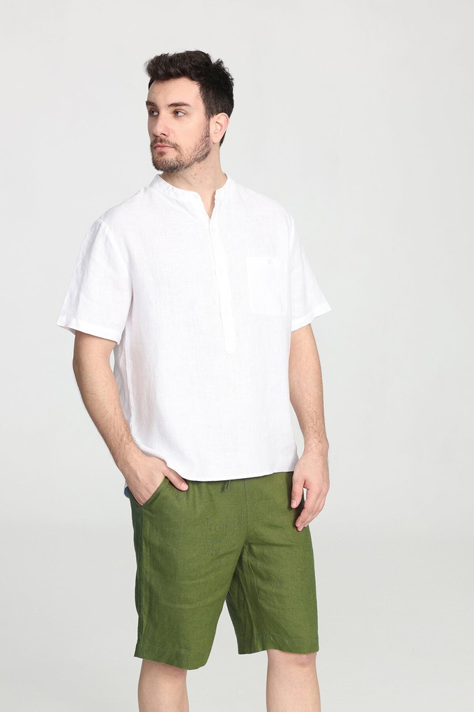 Organic Linen White Shirt from Ecoer Fashion